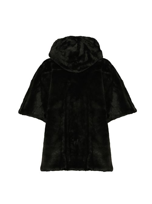 Cappa reversibile in faux fur e nylon trapuntato BLUGIRL | PF5004 T030022222